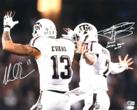 Mike Evans & Johnny Manziel Signed Texas A&M Aggies 16x20 Photo Inscribed "2012 Cotton Bowl MVP" (Beckett) at PristineAuction.com