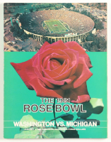 1981 Rose Bowl Program: Michigan Wolverines vs. Washinton Huskies at PristineAuction.com