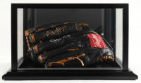 Ozzie Smith Signed Rawlings Glove With Nameplate Display Case Inscribed "13x G.G" (Fanatics) at PristineAuction.com