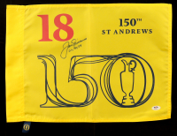 Jack Nicklaus Signed 150th St. Andrews Golf Pin Flag Inscribed "66, 70, 78" (PSA) at PristineAuction.com