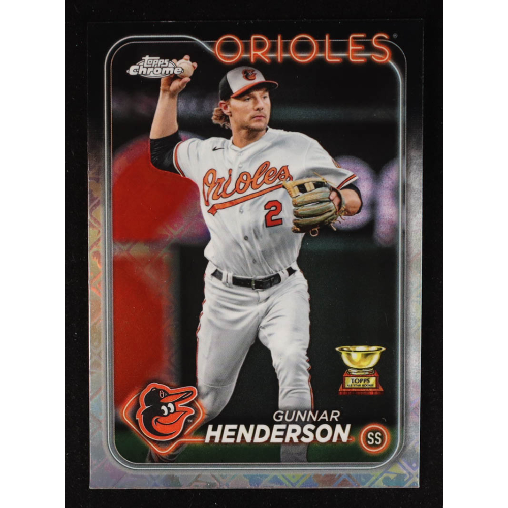 Gunnar Henderson 2024 Topps Chrome Logofractor #36 at PristineAuction.com