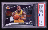 LeBron James 2019-20 Panini Mosaic Give and Go #8 (PSA 10) at PristineAuction.com