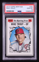 Mike Trout 2019 Topps Heritage #357 AS (PSA 10) at PristineAuction.com