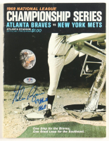Nolan Ryan Signed 1969 National League Championship Program: Atlanta Braves vs. New York Mets Inscribed "Miracle Mets" (PSA) at PristineAuction.com