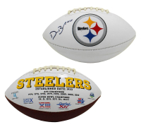 Devin Bush Signed Steelers Logo Football (Radtke) at PristineAuction.com