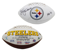 Jack Lambert Signed Steelers Logo Football Inscribed "HOF 90" (Radtke) at PristineAuction.com
