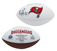 Rob Gronkowski Signed Buccaneers Logo Football (Radtke) at PristineAuction.com