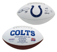 Robert Mathis Signed Colts Logo Football Inscribed "SB XLI Champ!" (Radtke) at PristineAuction.com