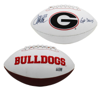 Terrell Davis Signed Georgia Bulldogs Logo Football Inscribed "Go Dawgs" (Radtke) at PristineAuction.com