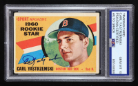 Carl Yastrzemski Signed 1960 Topps #148 RC (PSA | Auto 10) at PristineAuction.com