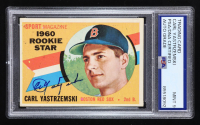 Carl Yastrzemski Signed 1960 Topps #148 RC (PSA | Auto 9) at PristineAuction.com