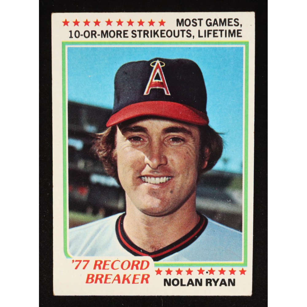 Nolan Ryan 1978 Topps #6 RB at PristineAuction.com