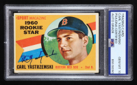 Carl Yastrzemski Signed 1960 Topps #148 RC (PSA | Auto 10) at PristineAuction.com