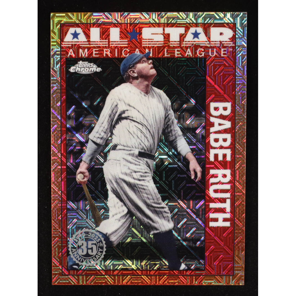 Babe Ruth 2025 Topps '90 Topps Silver Pack Chrome All Star #90ASC41 at PristineAuction.com