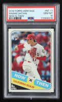 Shohei Ohtani 2018 Topps Heritage Now and Then #NT11 RC (PSA 10) at PristineAuction.com