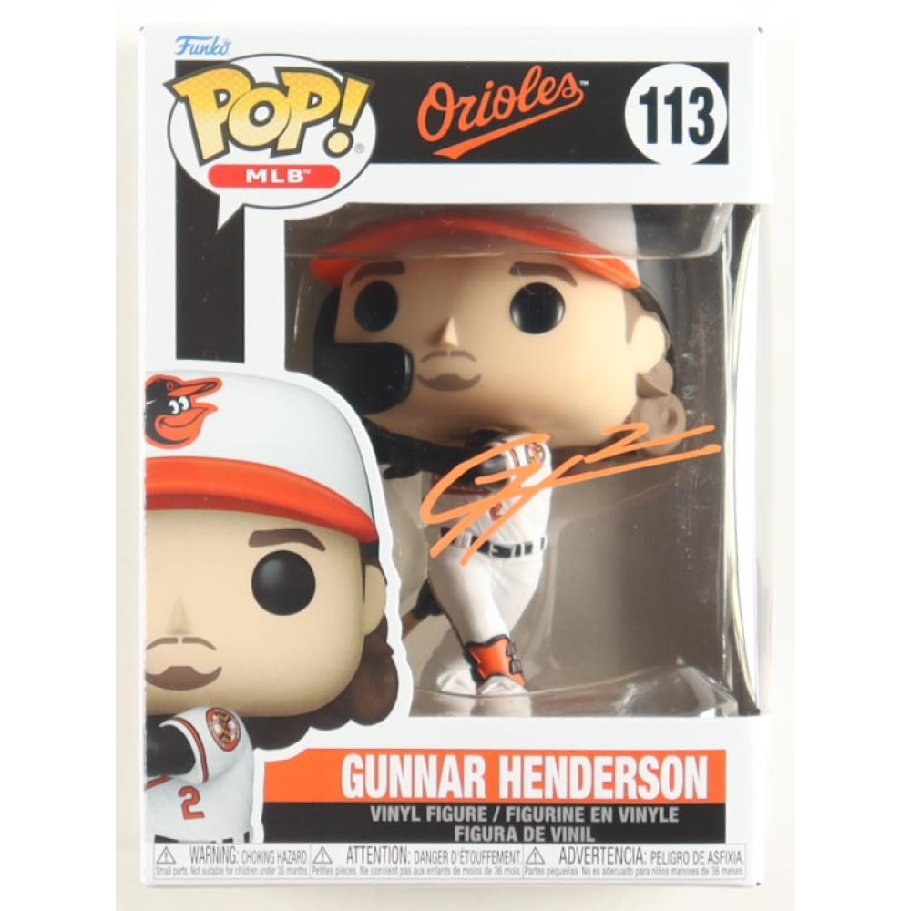 Gunnar Henderson Signed Orioles #113 Funko Pop! Vinyl Figure (Beckett) at PristineAuction.com