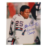 Mark Collins Signed Giants 8x10 Photo Inscribed "SB XXI & XXV Champs" (AIV) at PristineAuction.com
