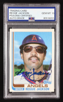 Reggie Jackson Signed 1982 Topps Traded #47T (PSA | Auto 10) at PristineAuction.com
