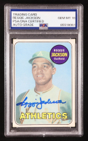 Reggie Jackson Signed 1969 Topps #260 RC (PSA | Auto 10) at PristineAuction.com