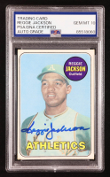 Reggie Jackson Signed 1969 Topps #260 RC (PSA | Auto 10) at PristineAuction.com