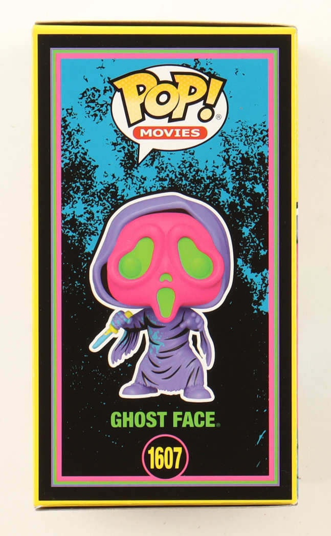 Roger L. Jackson Signed "Ghost Face" #1607 Ghost Face Funko Pop! Vinyl Figure Inscribed "Ghostface" (JSA) at PristineAuction.com Roger L. Jackson Signed "Ghost Face" #1607 Ghost Face Funko Pop! Vinyl Figure Inscribed "Ghostface" (JSA) at PristineAuction.com