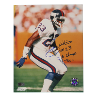 Perry Williams Signed Giants 8x10 Photo Inscribed "SB Champs 86" (AIV) at PristineAuction.com