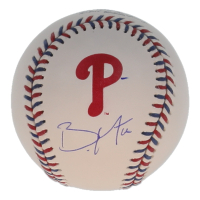 Brandon Marsh Signed Phillies Logo Baseball (PSA) at PristineAuction.com