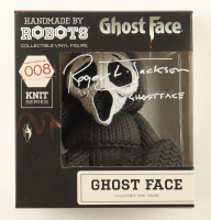 Roger L. Jackson Signed "Ghost Face" #008 Knit Series Handmade By Robots Vinyl Figure Inscribed "Ghostface" (JSA) at PristineAuction.com