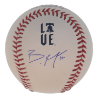 Brandon Marsh Signed Phillies City Connect Logo Baseball (PSA) at PristineAuction.com