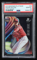 Shohei Ohtani 2018 Bowman Platinum #34 RC (PSA 10) at PristineAuction.com