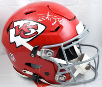 Travis Kelce Signed Chiefs Full-Size Authentic On-Field Speedflex Helmet (Beckett) at PristineAuction.com