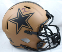 Roger Staubach Signed Cowboys Full-Size Salute to Service Alternate Speed Helmet (Beckett) at PristineAuction.com