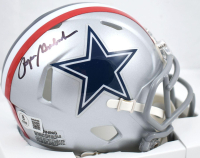 Roger Staubach Signed Cowboys Throwback Alternate Speed Mini Helmet (Beckett) at PristineAuction.com