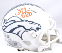 Brian Dawkins Signed Broncos Salute to Service Alternate Speed Mini Helmet (Beckett) at PristineAuction.com