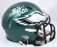 Brian Dawkins Signed Eagles Speed Mini Helmet (Beckett) at PristineAuction.com