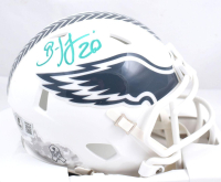 Brian Dawkins Signed Eagles Salute to Service Alternate Speed Mini Helmet (Beckett) at PristineAuction.com