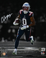 Christian Gonzalez Signed Patriots 8x10 Photo (Beckett) at PristineAuction.com