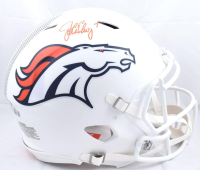 John Elway Signed Broncos Full-Size Authentic On-Field Alternate Speed Helmet (Beckett) at PristineAuction.com