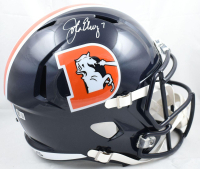 John Elway Signed Broncos Full-Size Alternate Speed Helmet (Beckett) at PristineAuction.com