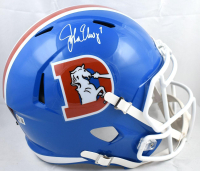 John Elway Signed Broncos Full-Size Throwback Alternate Speed Helmet (Beckett) at PristineAuction.com