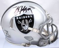 Bo Jackson Signed Raiders Speed Mini Helmet (Beckett) at PristineAuction.com