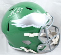 Michael Vick Signed Eagles Full-Size Throwback Alternate Speed Helmet (Beckett) at PristineAuction.com