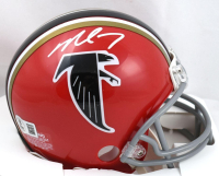 Michael Vick Signed Falcons Throwback Alternate Mini Helmet (Beckett) at PristineAuction.com