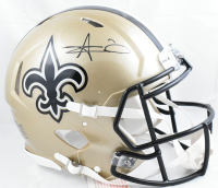 Alvin Kamara Signed Saints Full-Size Authentic On-Field Speed Helmet (Beckett) at PristineAuction.com