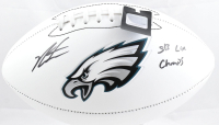 Jalen Carter Signed Eagles Logo Football Inscribed "SB LIX Champs" (Beckett) at PristineAuction.com