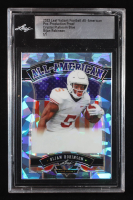 Bijan Robinson 2022 Leaf Valiant Football All-American Pre-Production Proof Crystal Platinum Blue RC #1/1 (Leaf) at PristineAuction.com