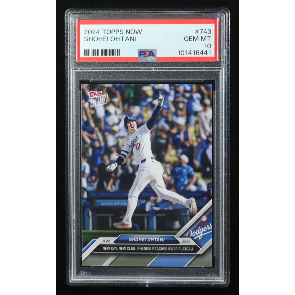 Shohei Ohtani 2024 Topps Now #743 (PSA 10) at PristineAuction.com