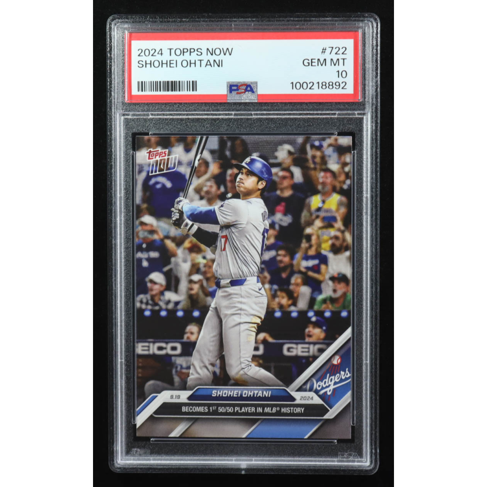 Shohei Ohtani 2024 Topps Now #722 (PSA 10) at PristineAuction.com