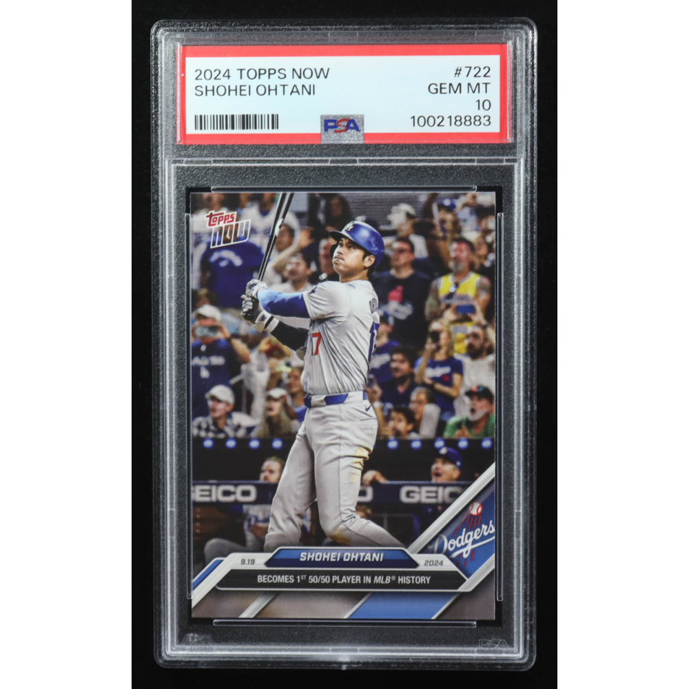 Shohei Ohtani 2024 Topps Now #722 (PSA 10) at PristineAuction.com