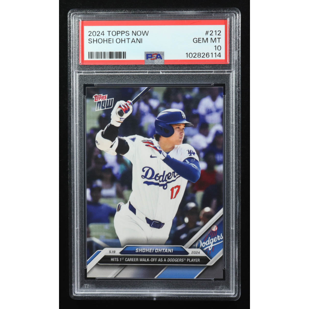 Shohei Ohtani 2024 Topps Now #212 (PSA 10) at PristineAuction.com